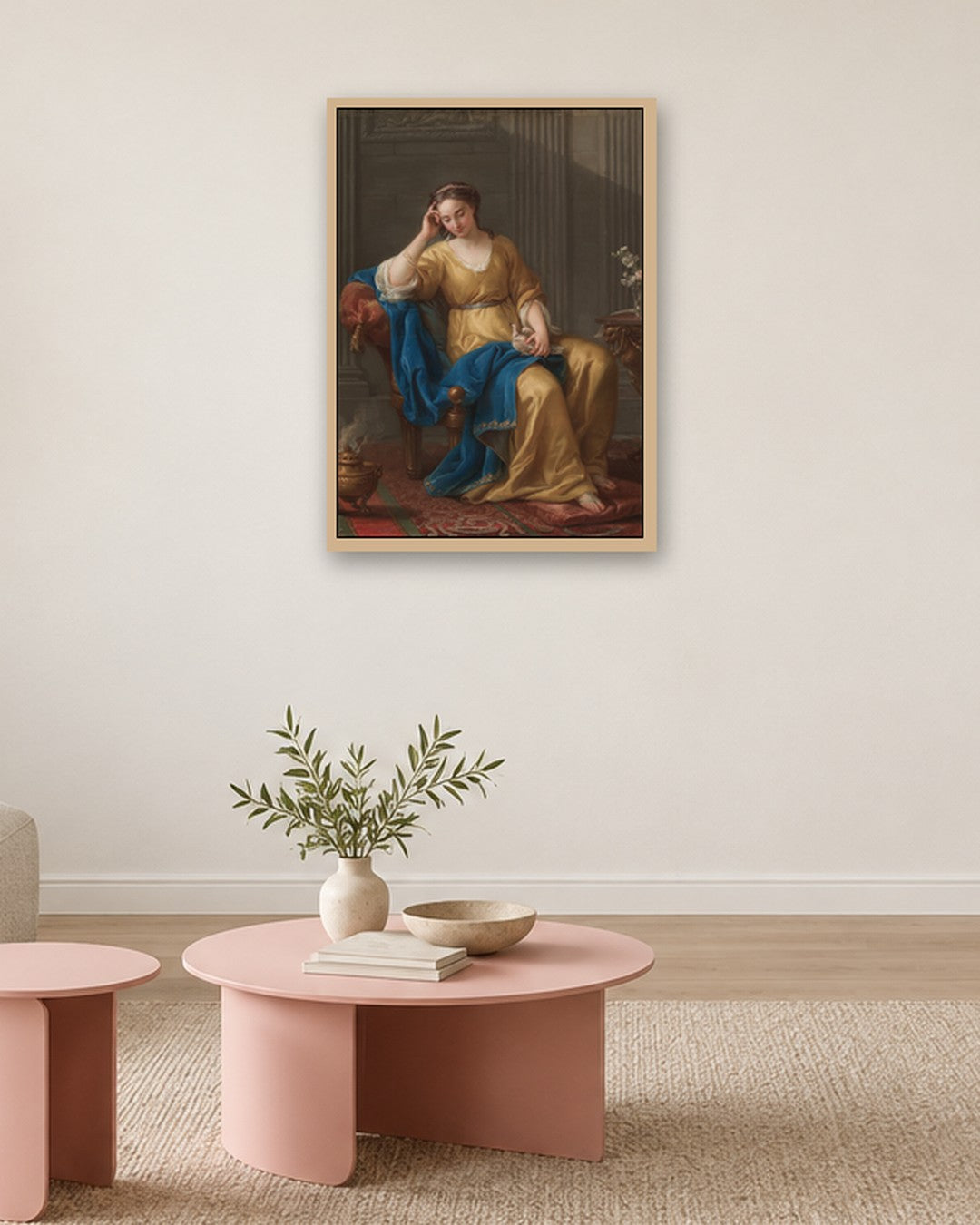 Renaissance Masters - Renaissance Masterpiece No. 104 - oak frame in a room
