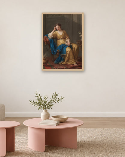 Renaissance Masters - Renaissance Masterpiece No. 104 - oak frame in a room