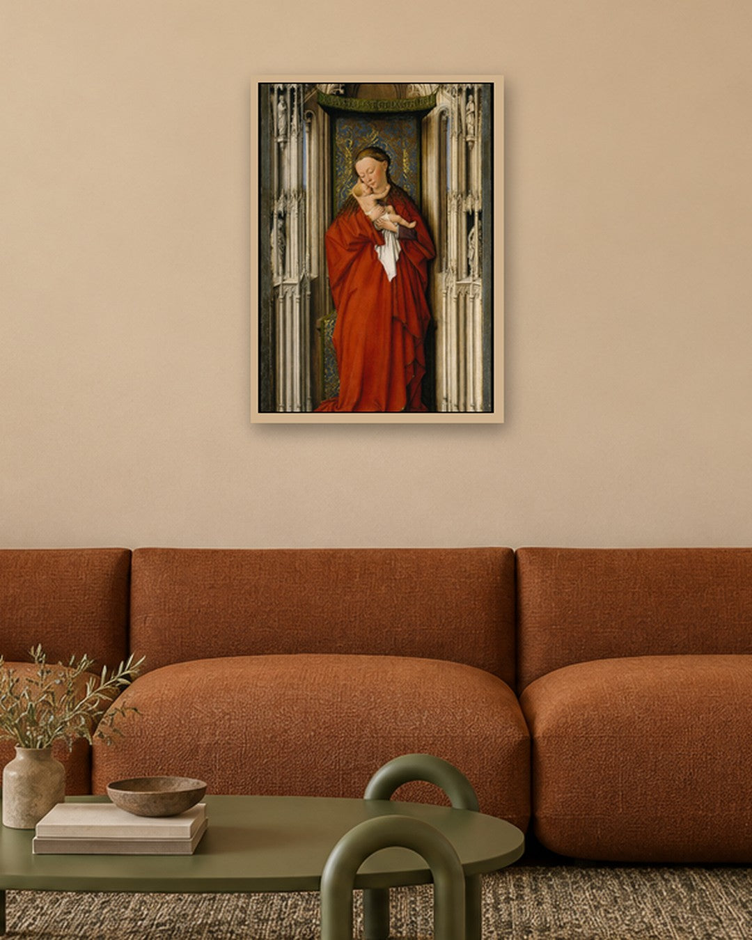 Renaissance Masters - Renaissance Masterpiece No. 165 - oak frame in a room