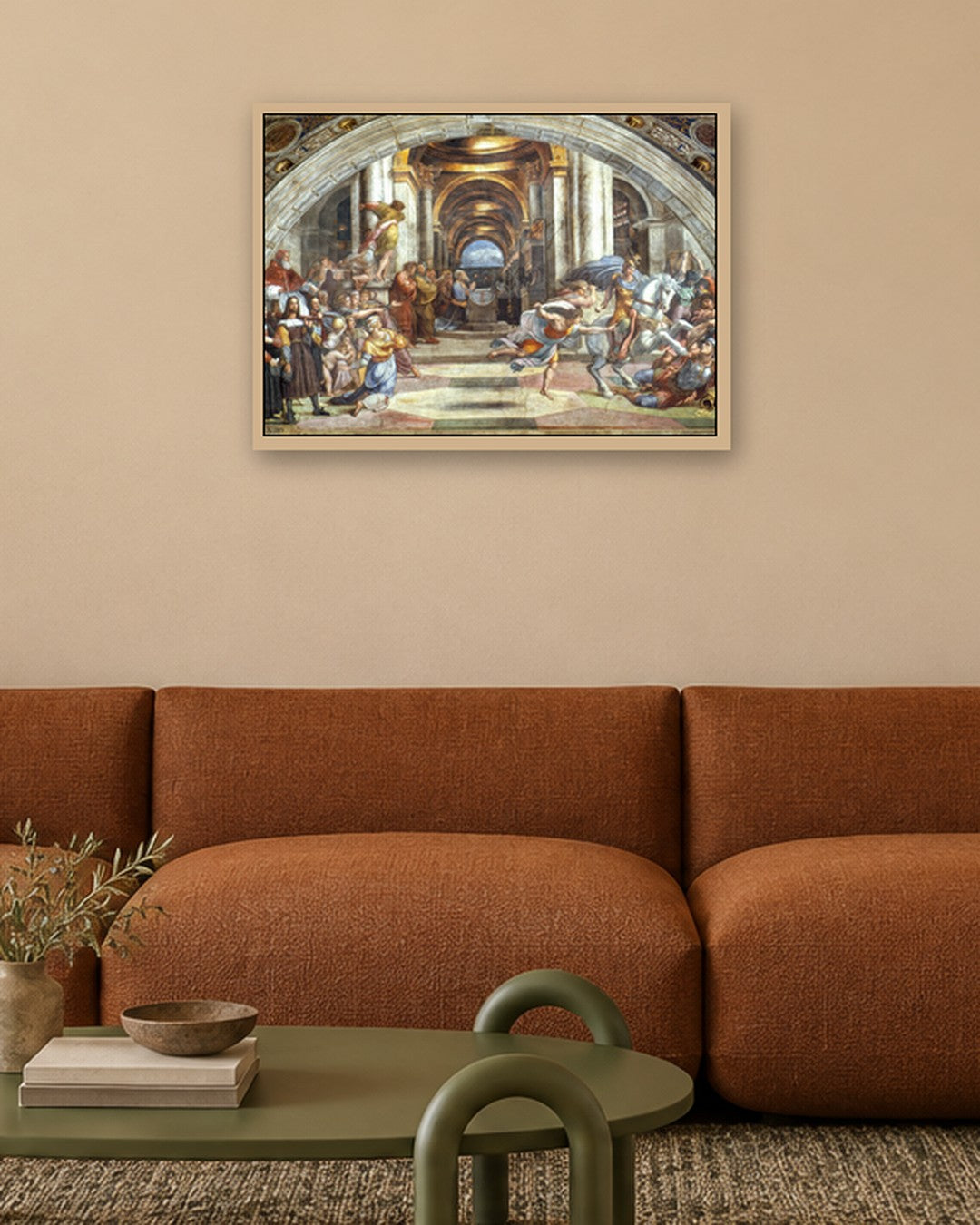 Renaissance Masters - Renaissance Masterpiece No. 302 - oak frame in a room