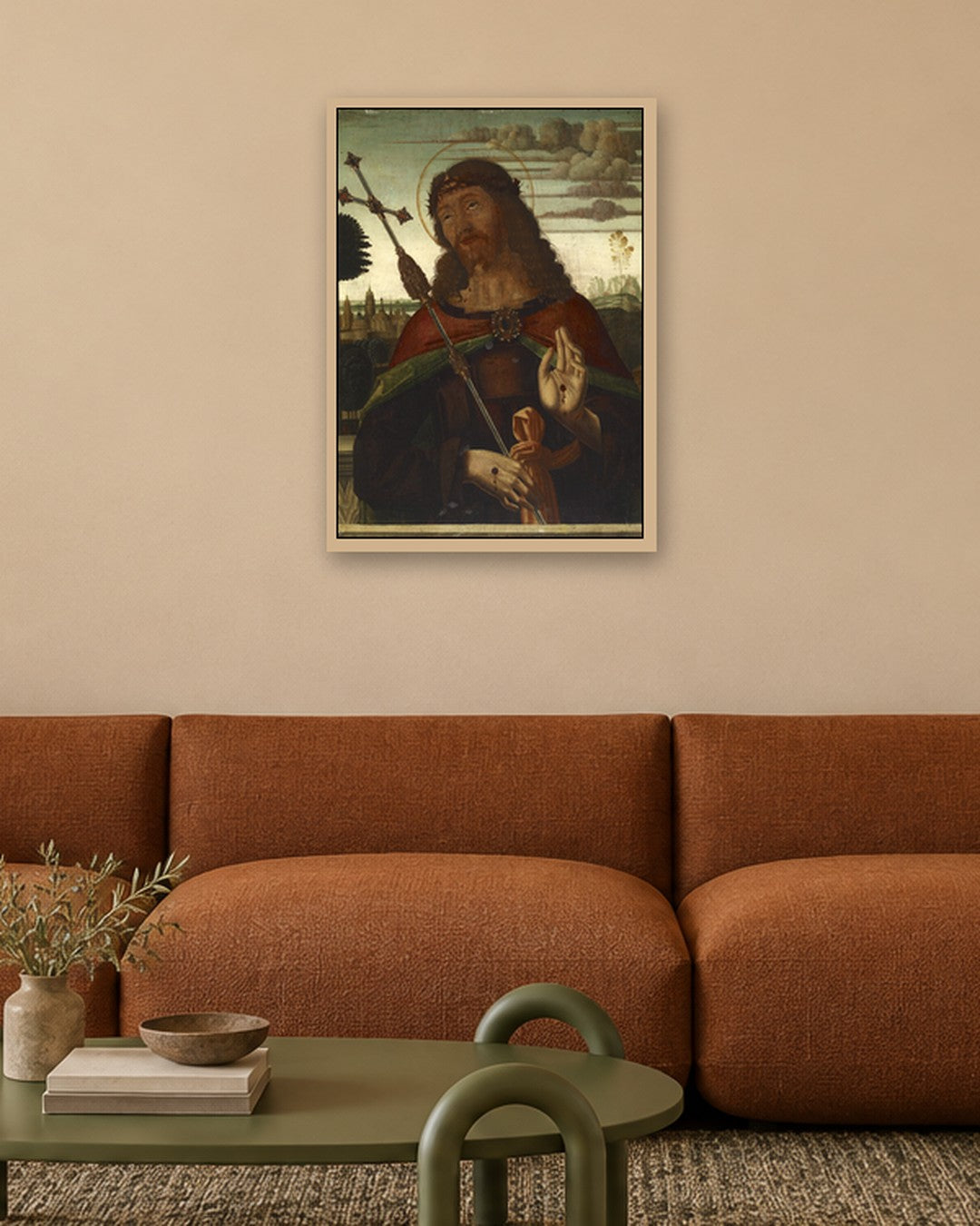 Renaissance Masters - Renaissance Masterpiece No. 54 - oak frame in a room