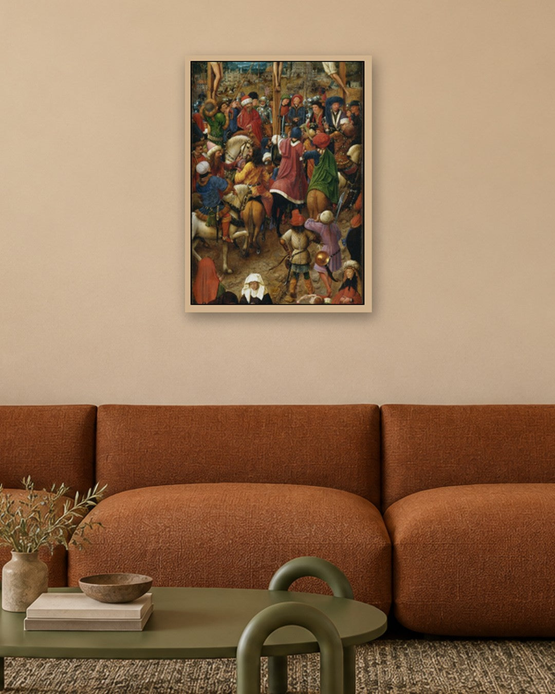 Renaissance Masters - Renaissance Masterpiece No. 42 - oak frame in a room