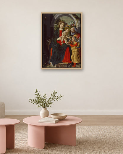 Renaissance Masters - Renaissance Masterpiece No. 61 - oak frame in a room