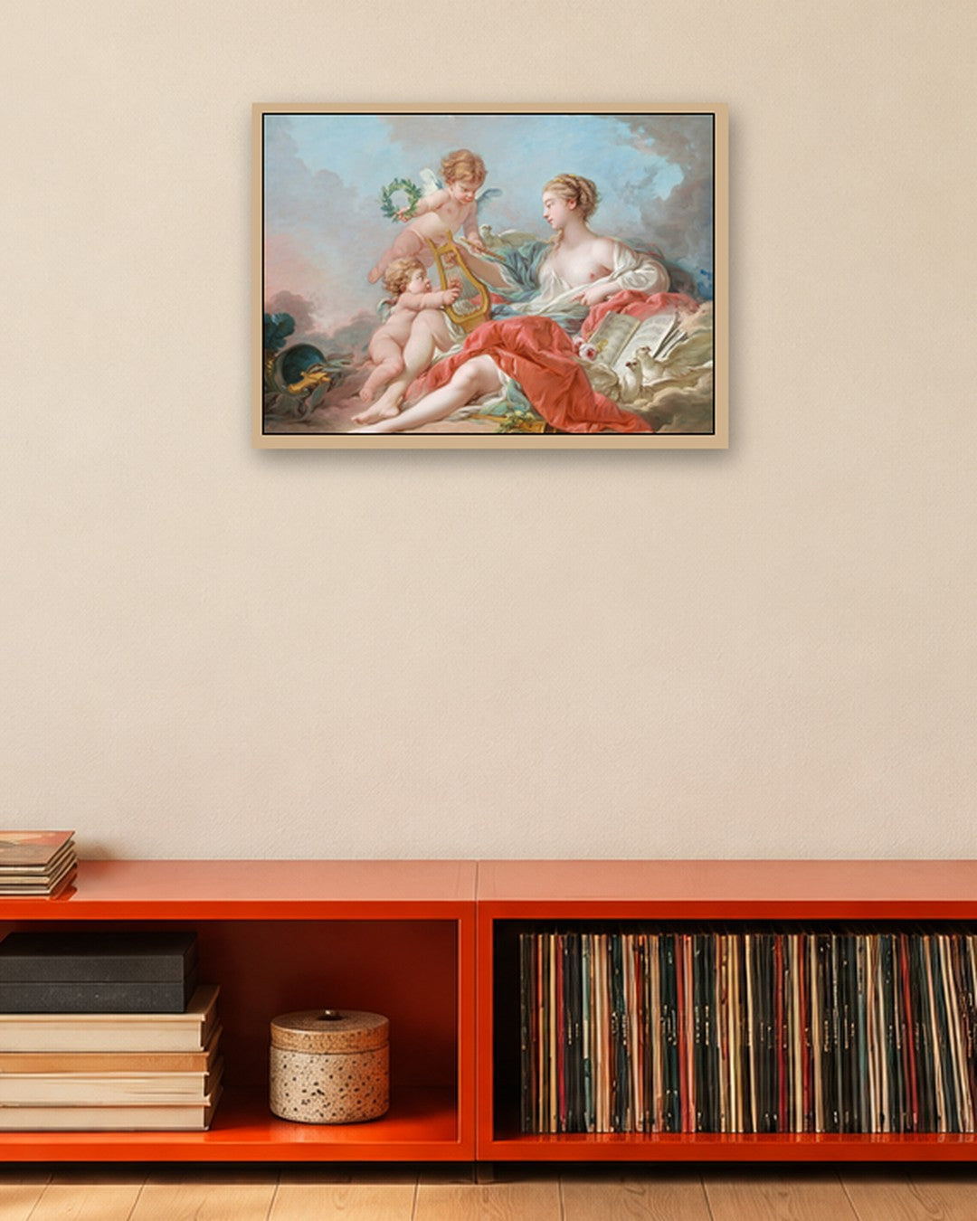Renaissance Masters - Renaissance Masterpiece No. 210 - oak frame in a room