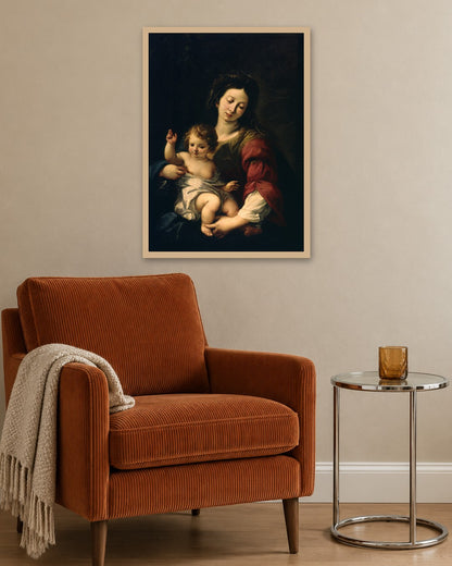 Renaissance Masters - Renaissance Masterpiece No. 74 - oak frame in a room
