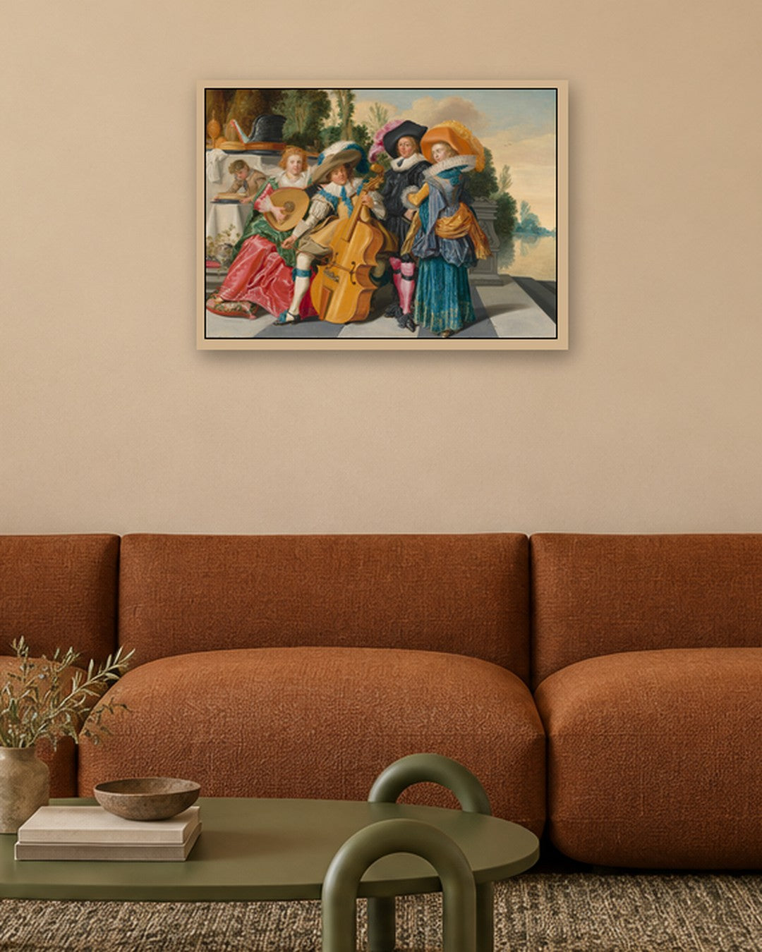 Renaissance Masters - Renaissance Masterpiece No. 79 - oak frame in a room