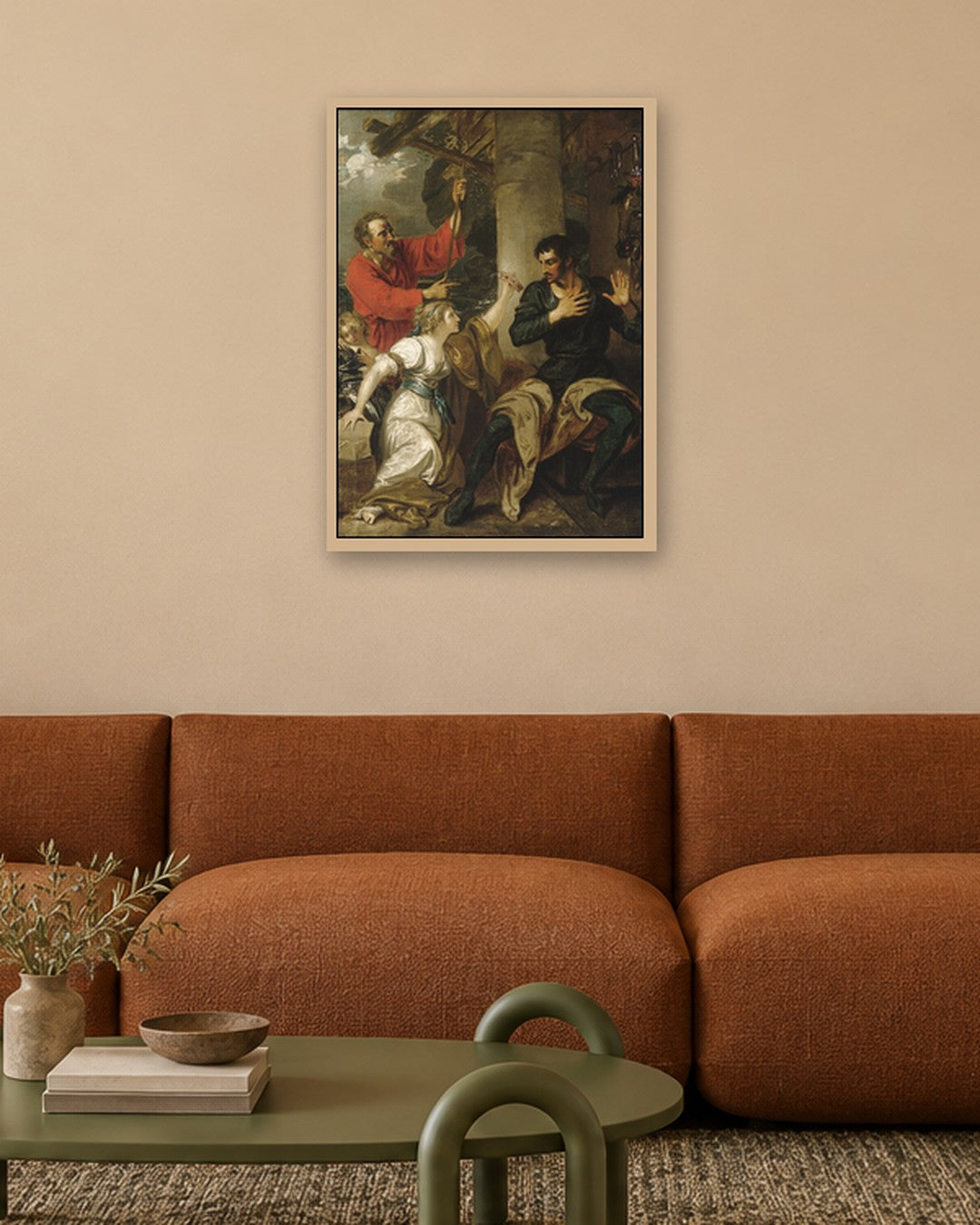 Renaissance Masters - Renaissance Masterpiece No. 229 - oak frame in a room