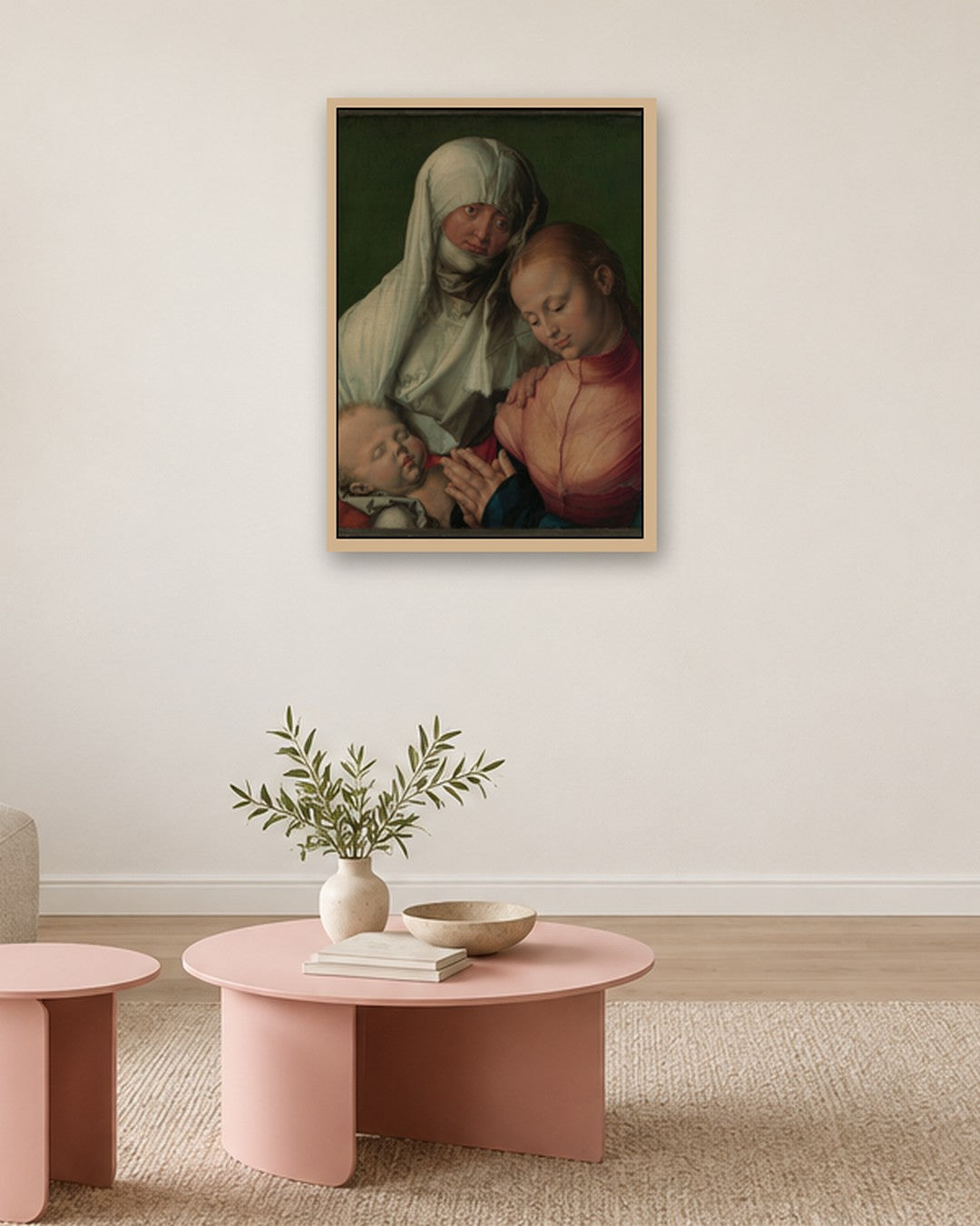 Renaissance Masters - Renaissance Masterpiece No. 120 - oak frame in a room