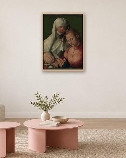 Renaissance Masters - Renaissance Masterpiece No. 120 - oak frame in a room
