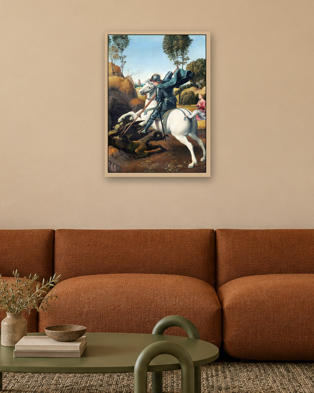Renaissance Masters - Renaissance Masterpiece No. 303 - oak frame in a room