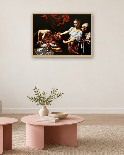 Renaissance Masters - Renaissance Masterpiece No. 345 - oak frame in a room