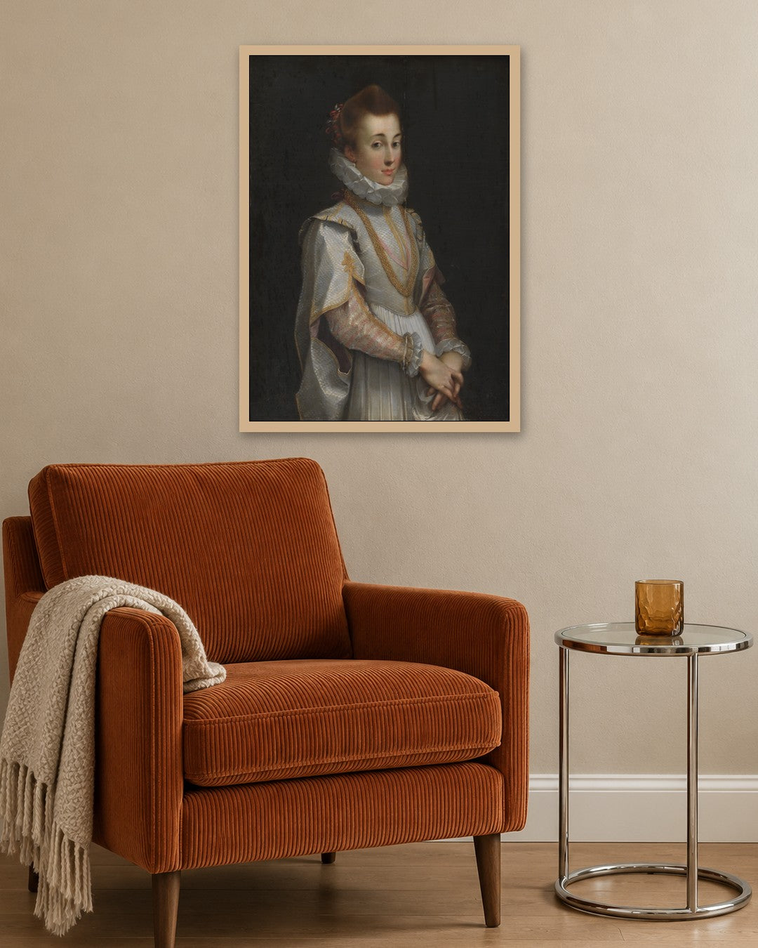Renaissance Masters - Renaissance Masterpiece No. 189 - oak frame in a room