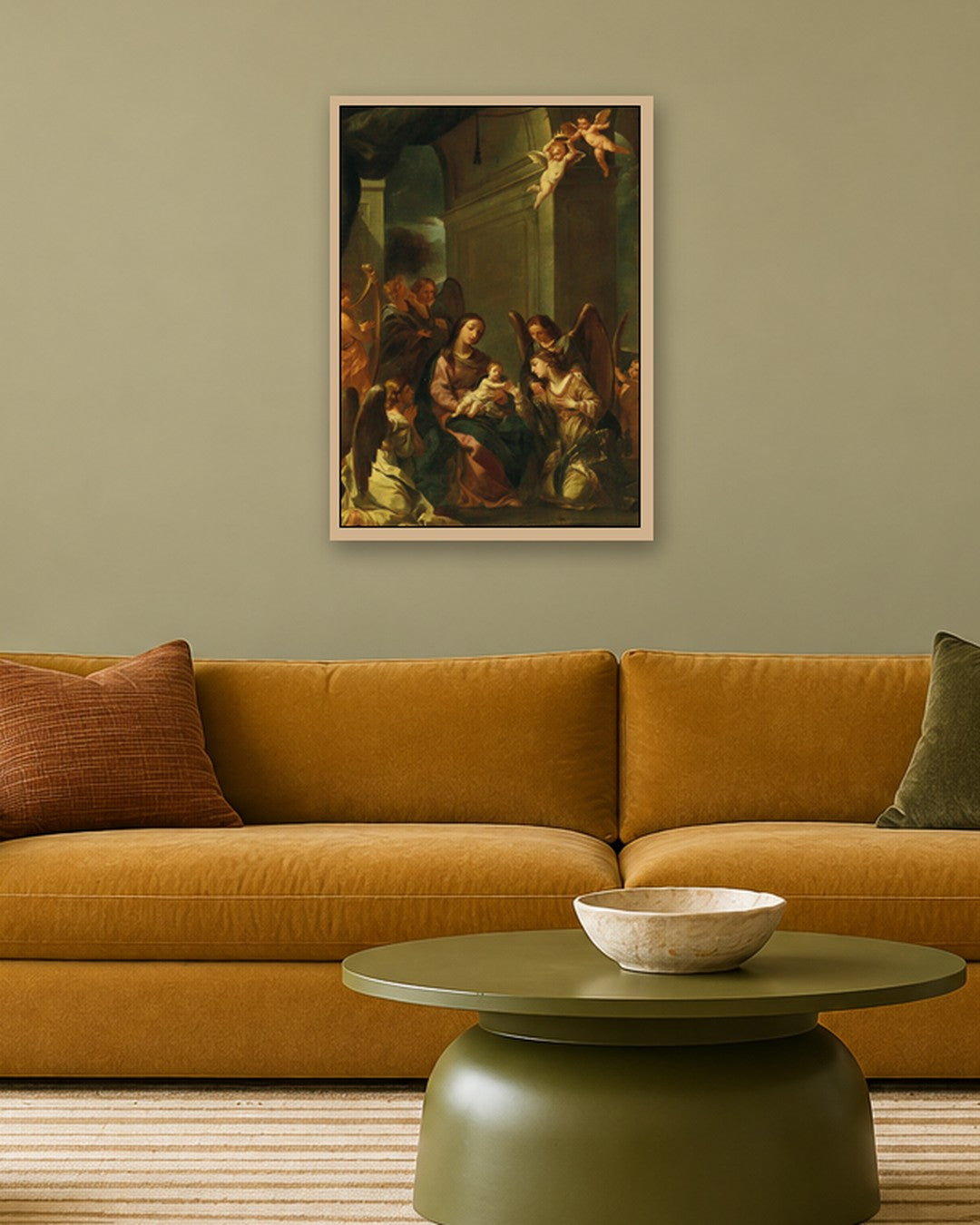 Renaissance Masters - Renaissance Masterpiece No. 413 - oak frame in a room