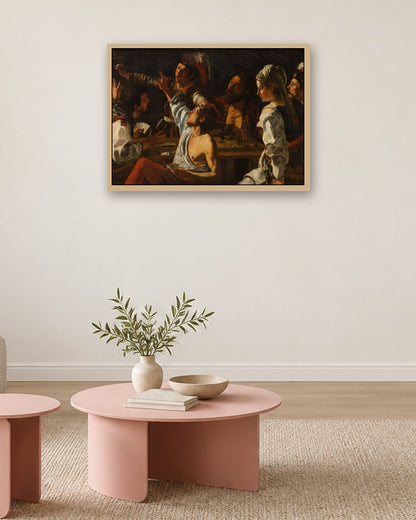 Renaissance Masters - Renaissance Masterpiece No. 188 - oak frame in a room