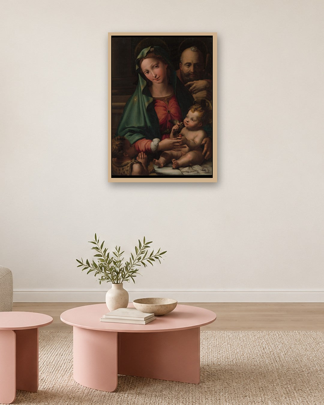 Renaissance Masters - Renaissance Masterpiece No. 117 - oak frame in a room