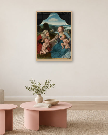 Renaissance Masters - Renaissance Masterpiece No. 96 - oak frame in a room