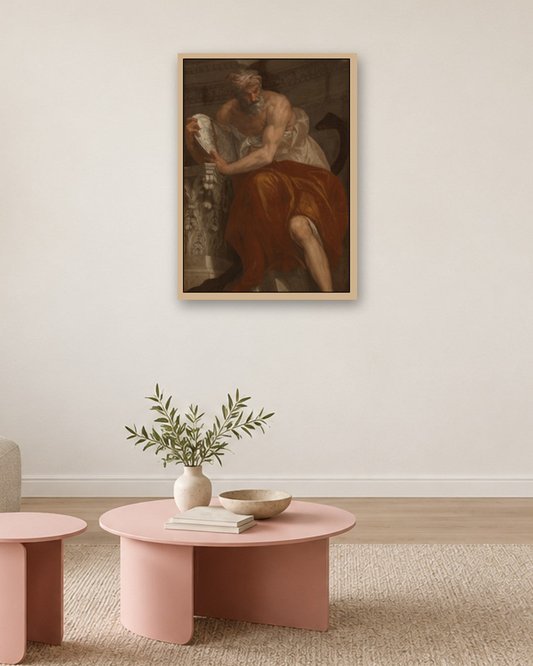Renaissance Masters - Renaissance Masterpiece No. 31 - oak frame in a room