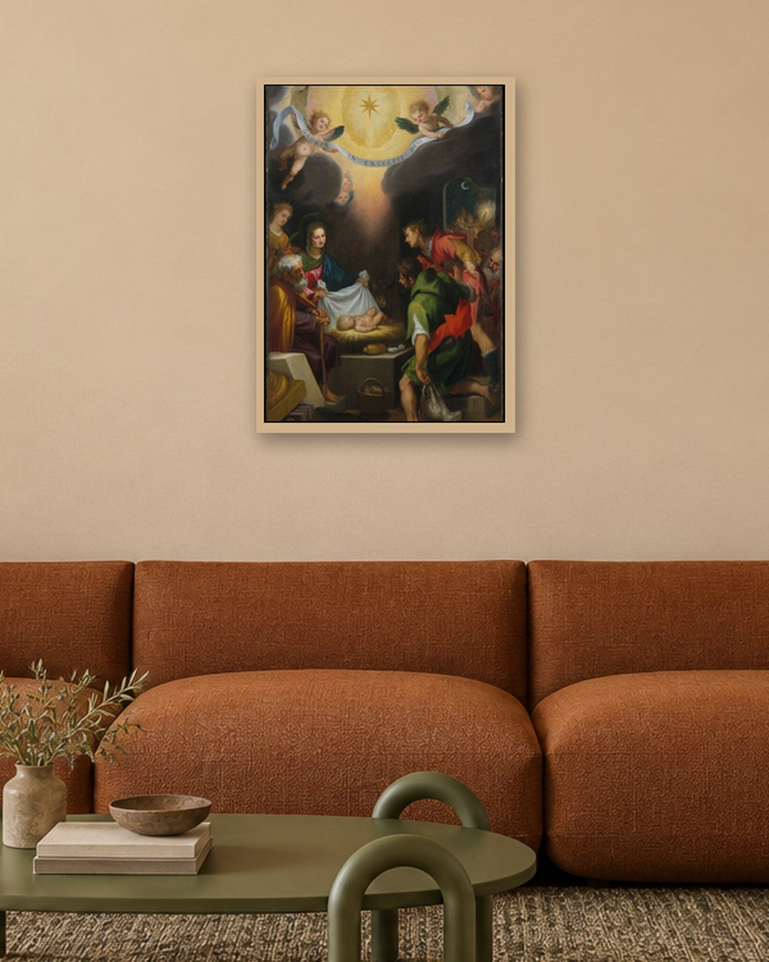 Renaissance Masters - Renaissance Masterpiece No. 171 - oak frame in a room