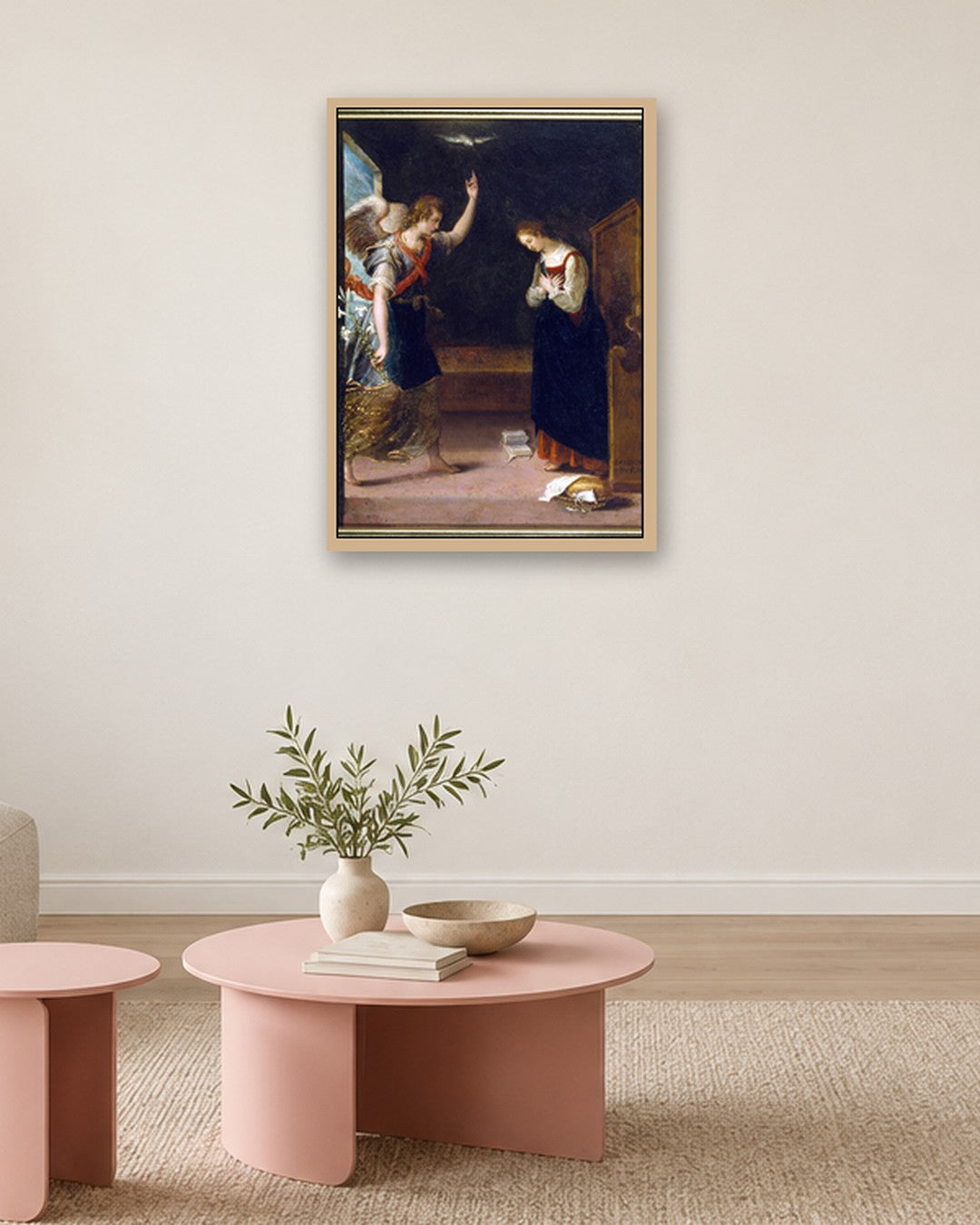 Renaissance Masters - Renaissance Masterpiece No. 48 - oak frame in a room