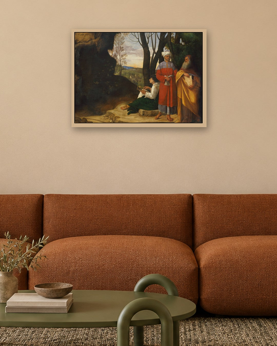 Renaissance Masters - Renaissance Masterpiece No. 214 - oak frame in a room