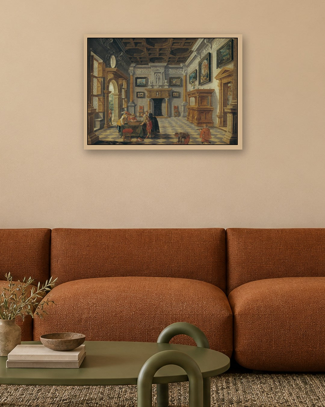 Renaissance Masters - Renaissance Masterpiece No. 195 - oak frame in a room