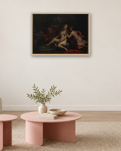Renaissance Masters - Renaissance Masterpiece No. 44 - oak frame in a room
