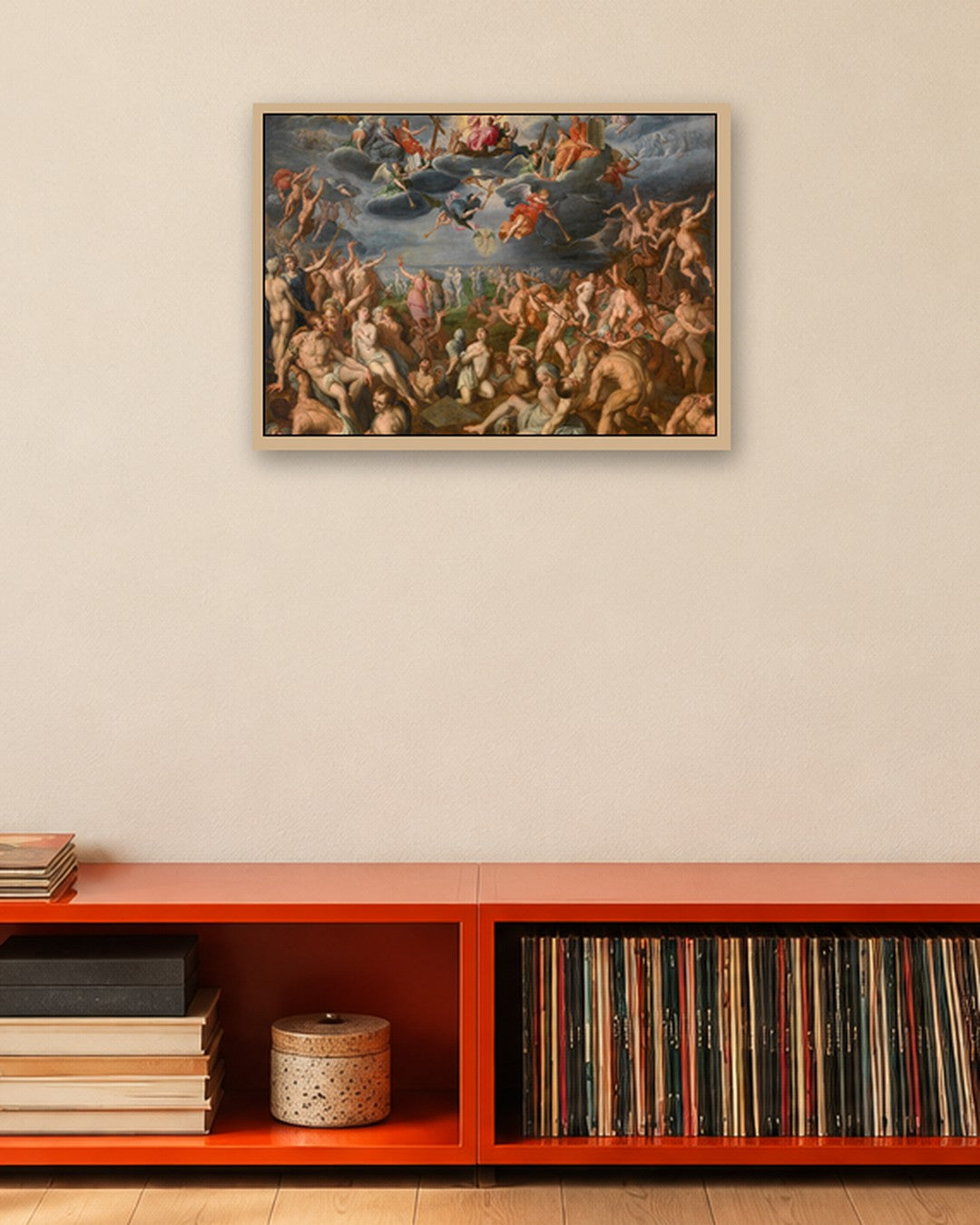 Renaissance Masters - Renaissance Masterpiece No. 390 - oak frame in a room