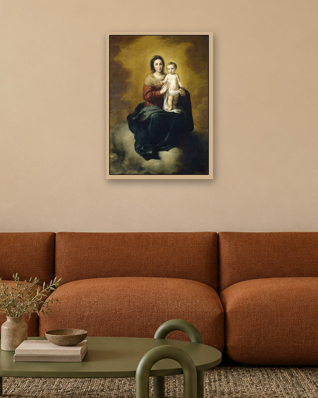 Renaissance Masters - Renaissance Masterpiece No. 421 - oak frame in a room