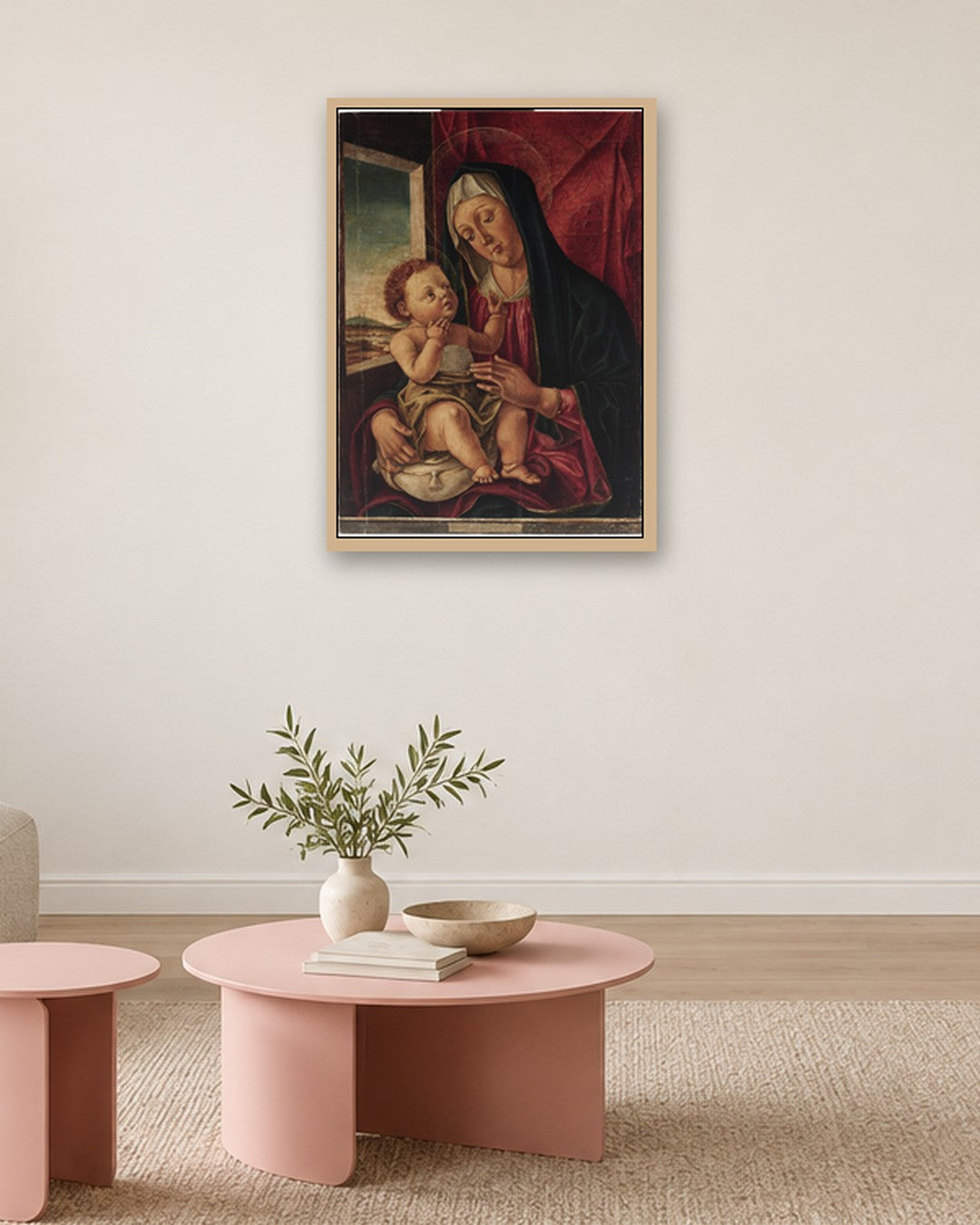Renaissance Masters - Renaissance Masterpiece No. 60 - oak frame in a room