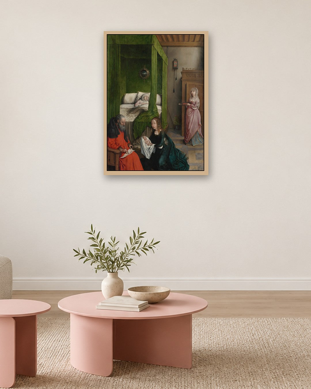 Renaissance Masters - Renaissance Masterpiece No. 107 - oak frame in a room
