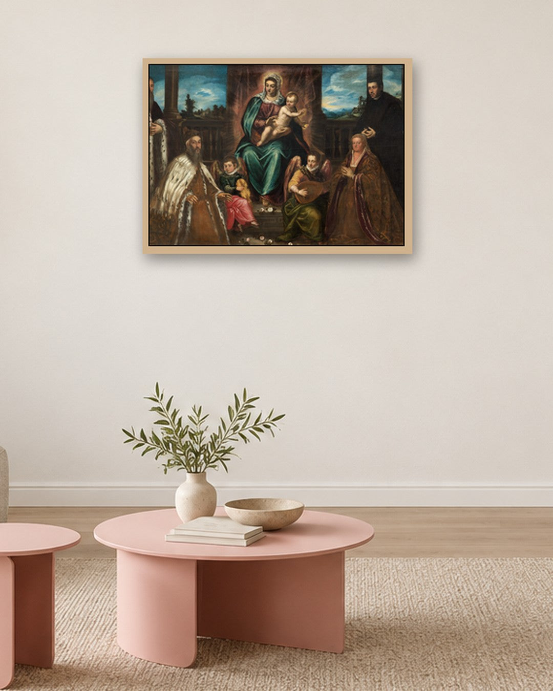 Renaissance Masters - Renaissance Masterpiece No. 83 - oak frame in a room