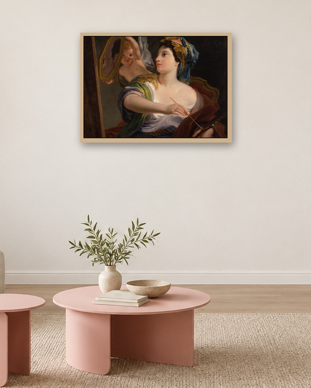 Renaissance Masters - Renaissance Masterpiece No. 68 - oak frame in a room