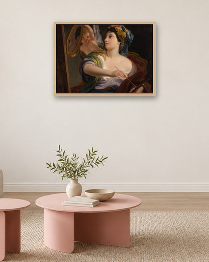 Renaissance Masters - Renaissance Masterpiece No. 68 - oak frame in a room