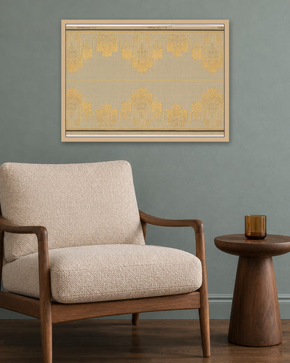 Maxwell & Co. - Frieze - oak frame in a room