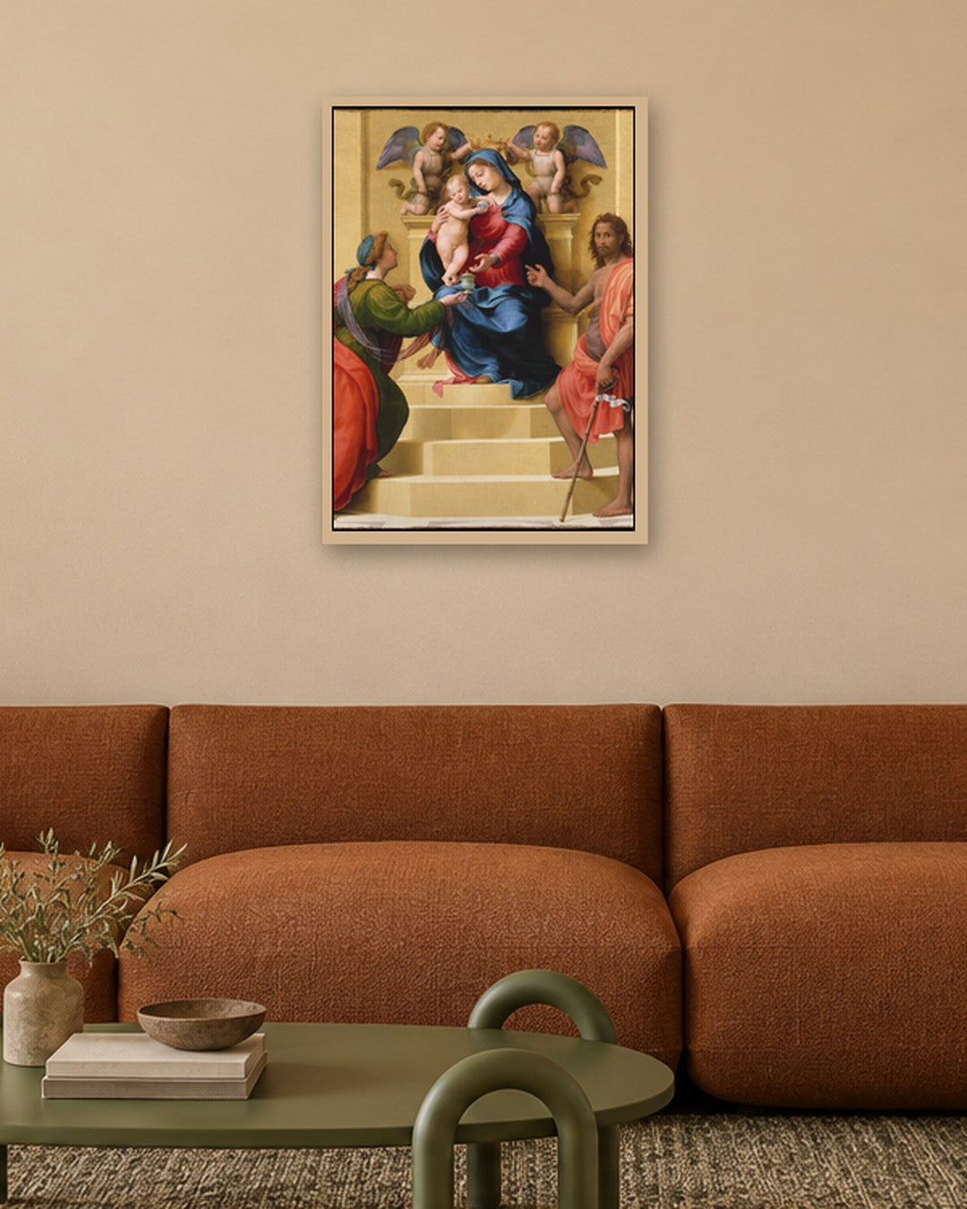 Renaissance Masters - Renaissance Masterpiece No. 170 - oak frame in a room