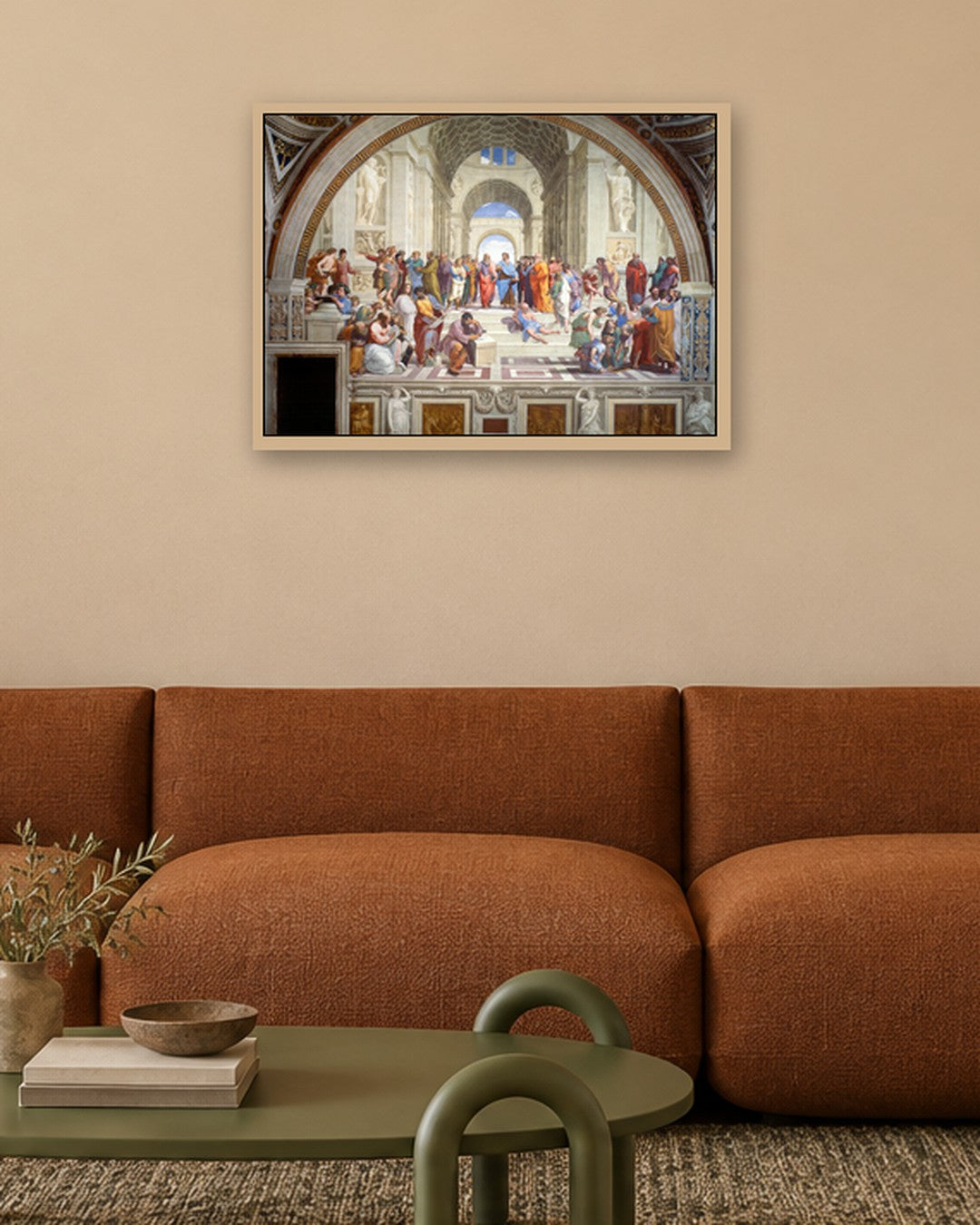 Renaissance Masters - Renaissance Masterpiece No. 330 - oak frame in a room