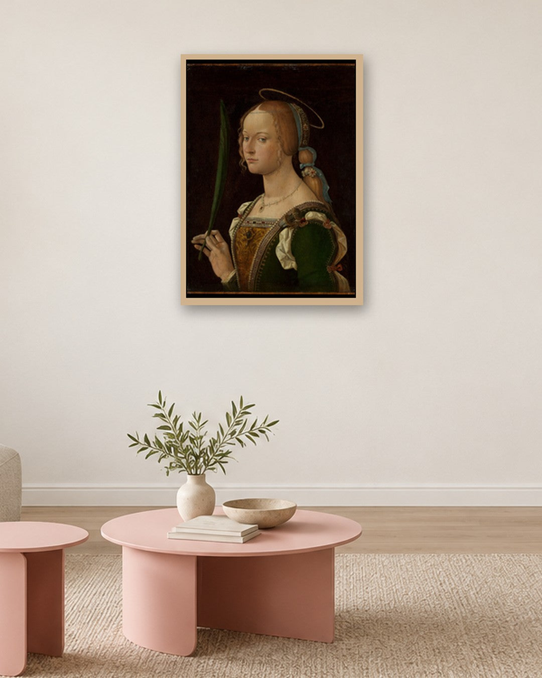 Renaissance Masters - Renaissance Masterpiece No. 161 - oak frame in a room