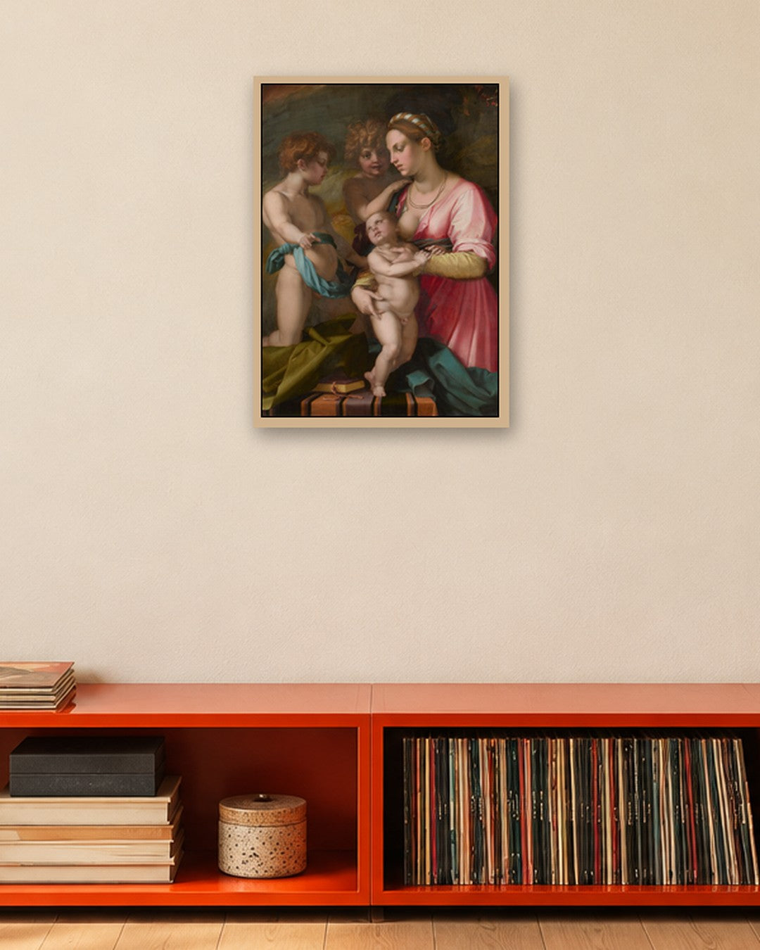 Renaissance Masters - Renaissance Masterpiece No. 85 - oak frame in a room