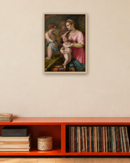 Renaissance Masters - Renaissance Masterpiece No. 85 - oak frame in a room