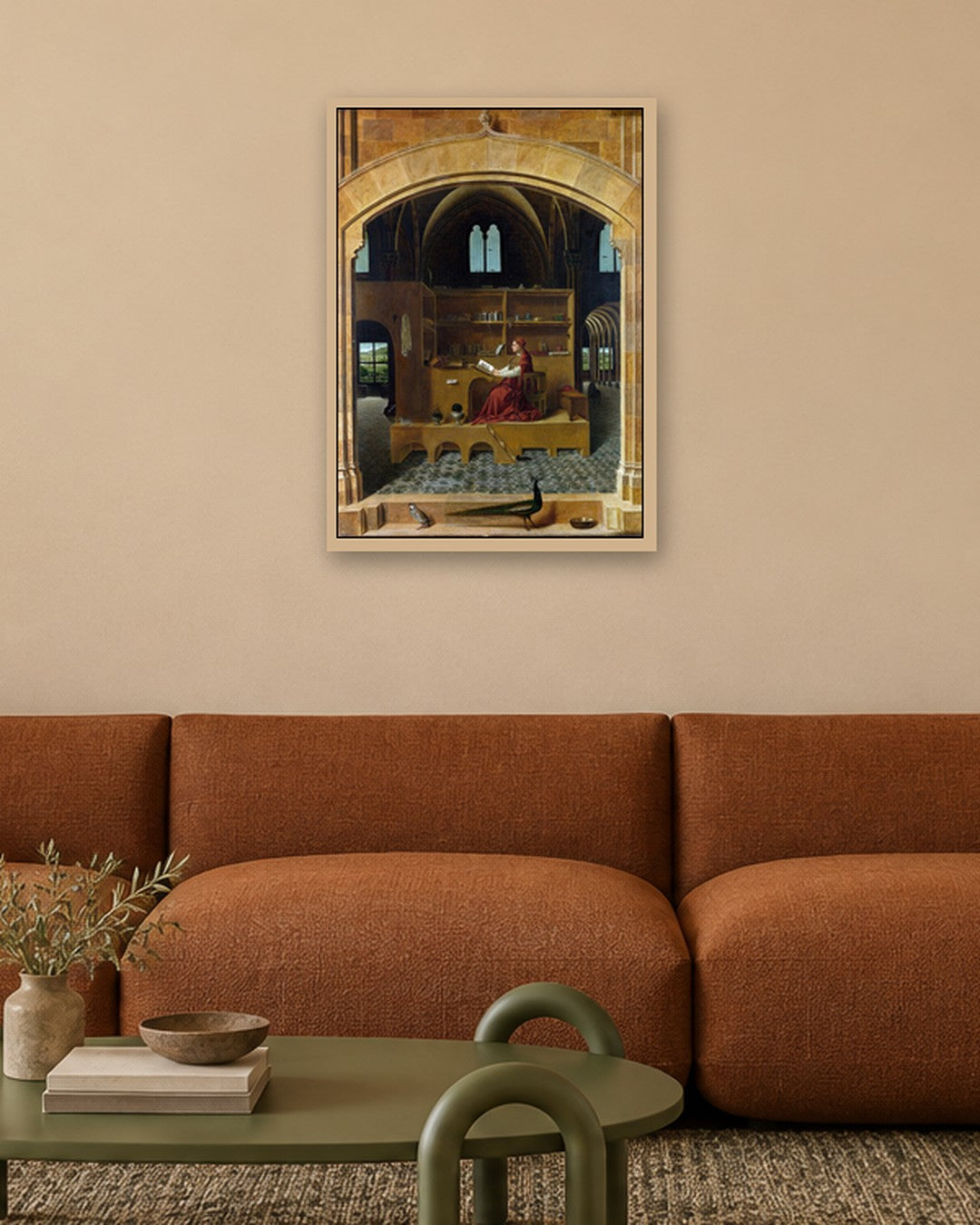 Renaissance Masters - Renaissance Masterpiece No. 422 - oak frame in a room
