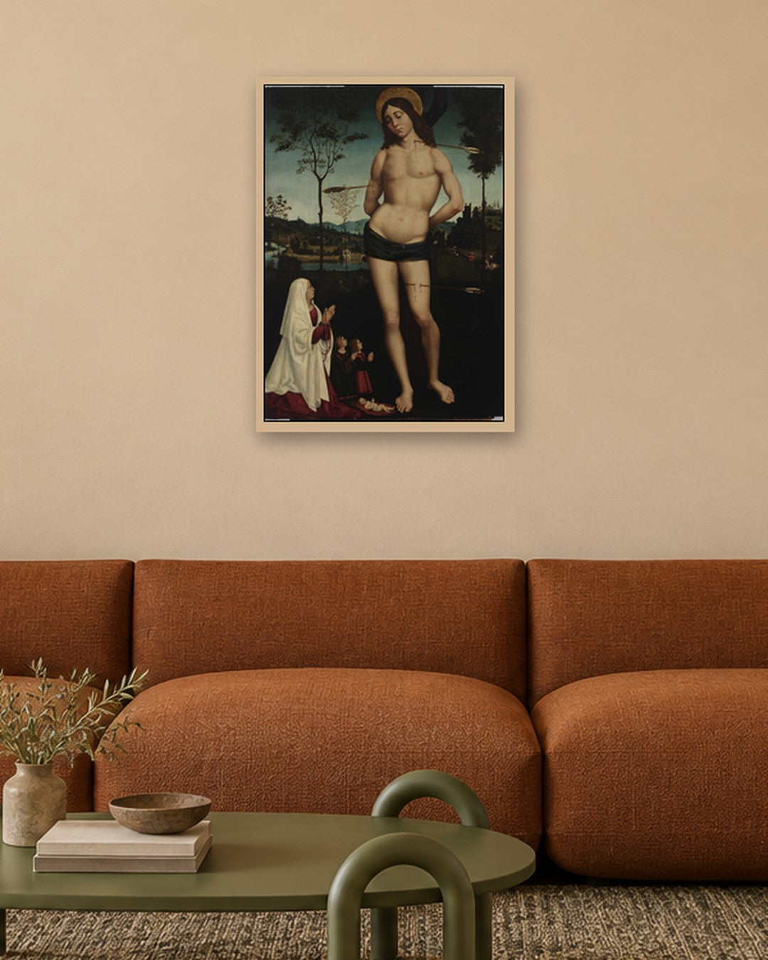 Renaissance Masters - Renaissance Masterpiece No. 56 - oak frame in a room