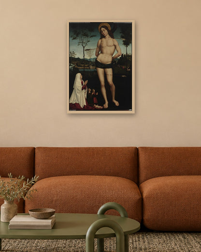 Renaissance Masters - Renaissance Masterpiece No. 56 - oak frame in a room