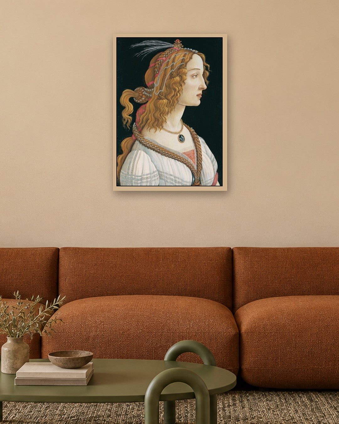 Renaissance Masters - Renaissance Masterpiece No. 252 - oak frame in a room