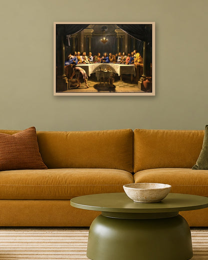 Renaissance Masters - Renaissance Masterpiece No. 403 - oak frame in a room
