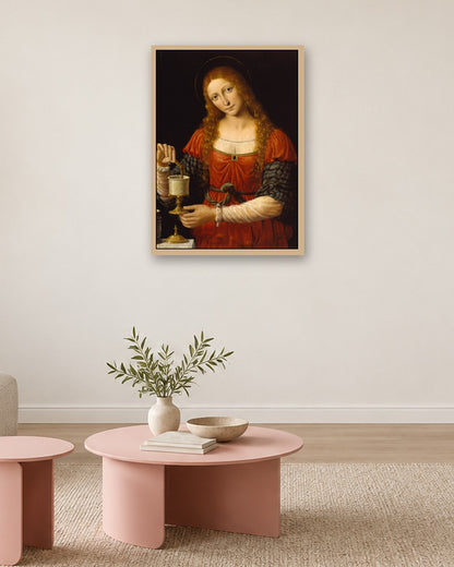 Renaissance Masters - Renaissance Masterpiece No. 52 - oak frame in a room