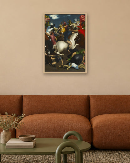 Renaissance Masters - Renaissance Masterpiece No. 53 - oak frame in a room