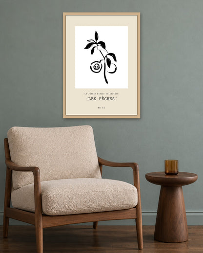 SENT Studio - Bohemian Poster No. 51 - oak frame in a room
