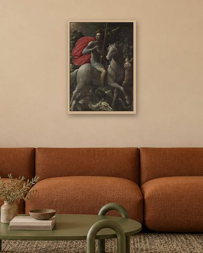 Renaissance Masters - Renaissance Masterpiece No. 71 - oak frame in a room