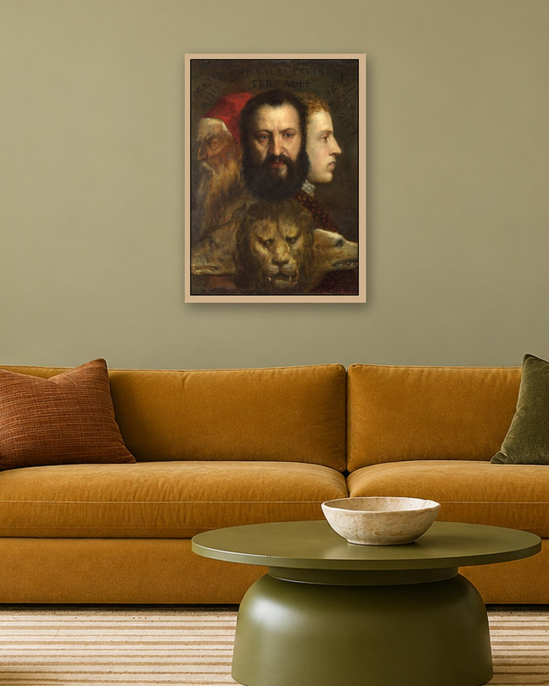 Renaissance Masters - Renaissance Masterpiece No. 223 - oak frame in a room