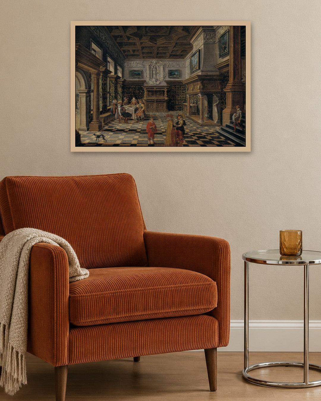 Renaissance Masters - Renaissance Masterpiece No. 190 - oak frame in a room